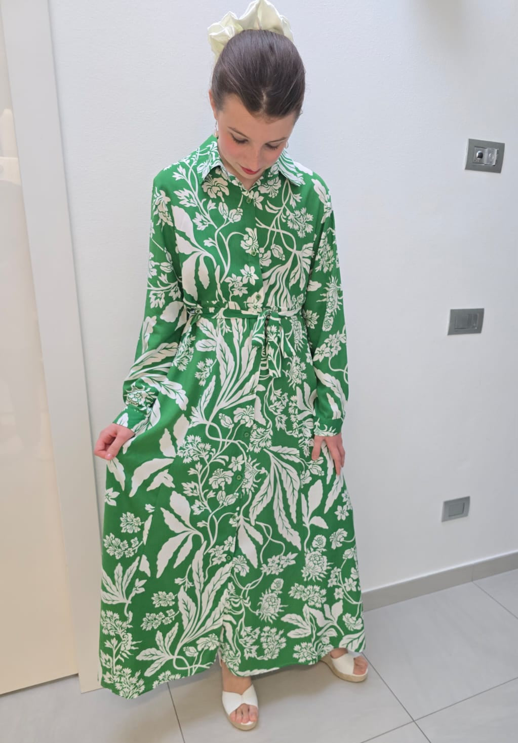 Maxi Dress (Green Floral Collection)