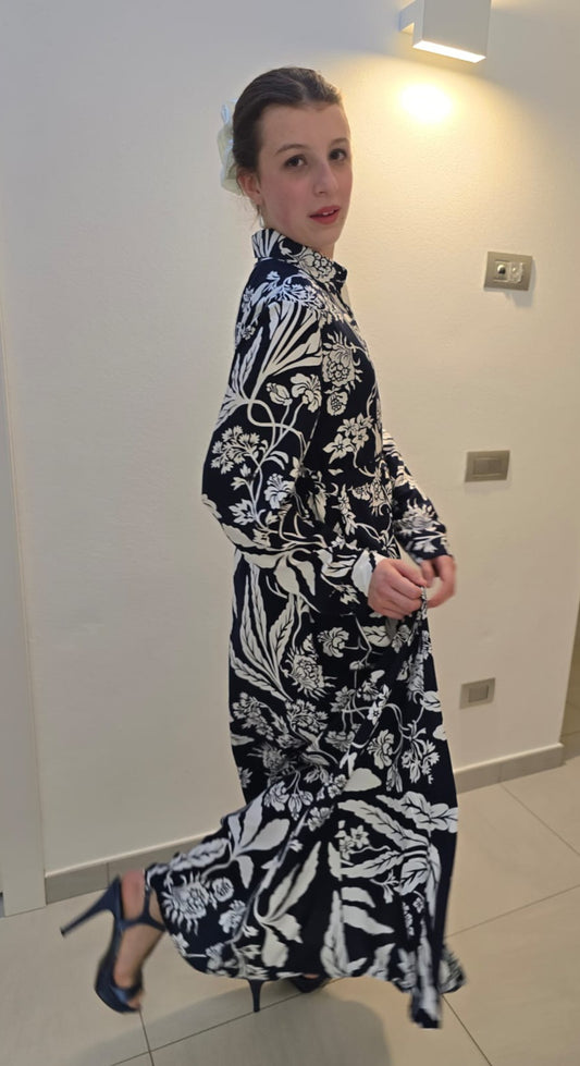 Maxi Dress (Black Floral Collection)