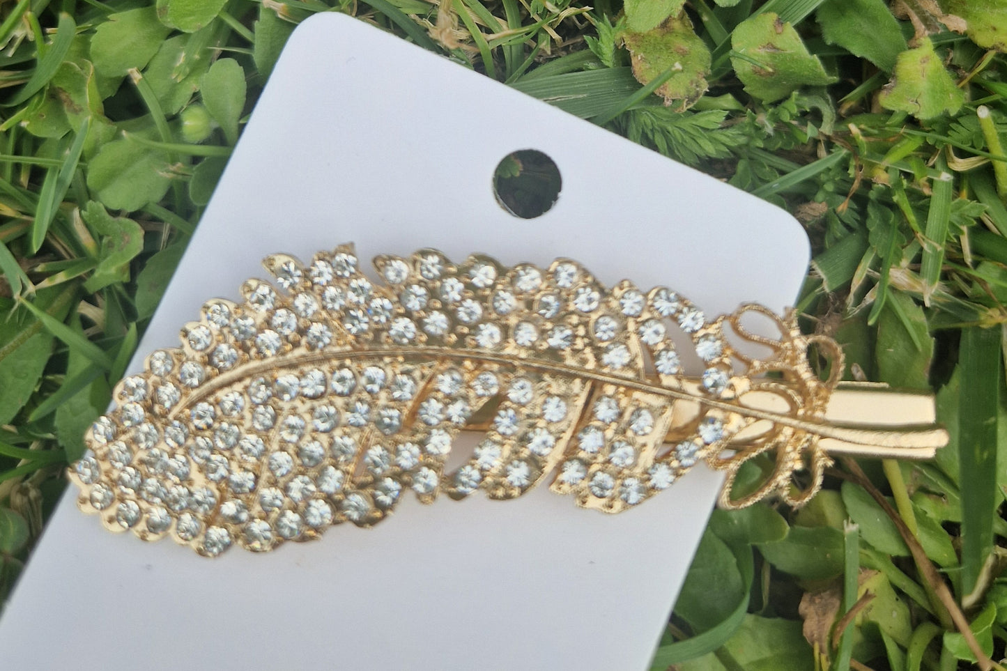 Golden Leaf Fashion Hair Clip