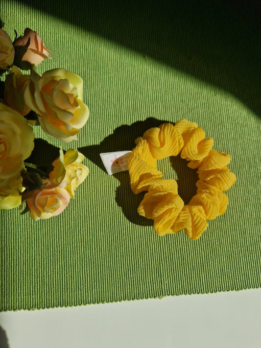 YELLOW Mini Scrunchie