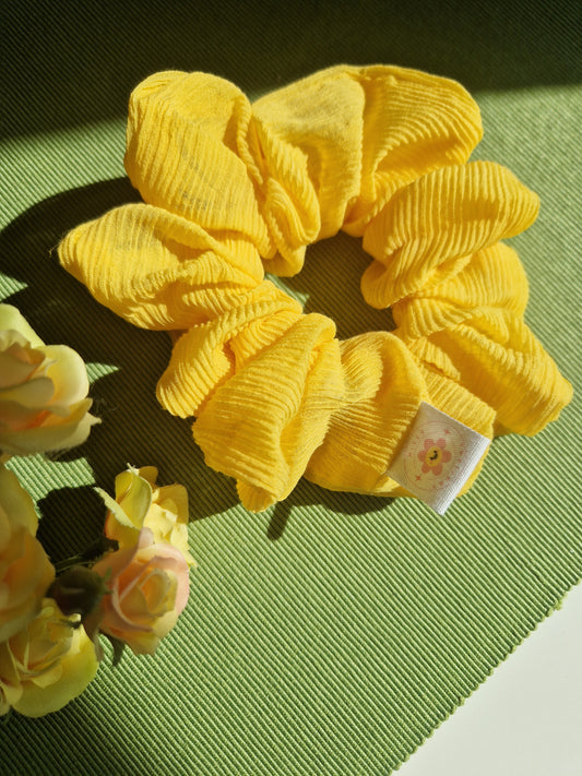 YELLOW Medium Scrunchie